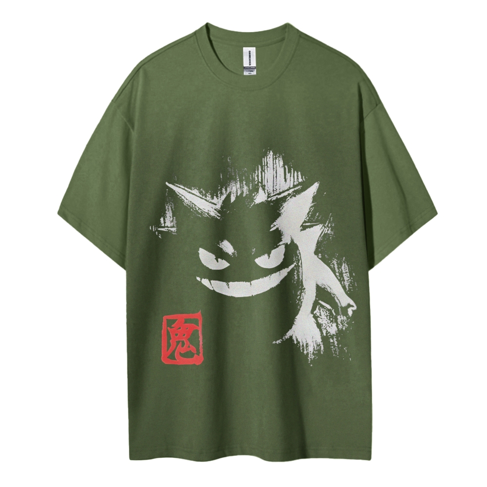 Pokemon Cotton Unisex Round Neck Anime T-Shirt