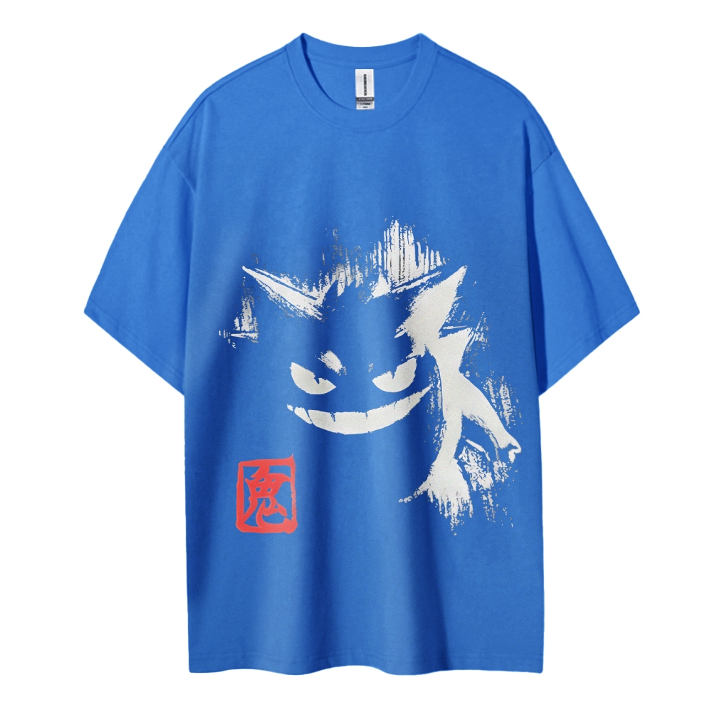 Pokemon Cotton Unisex Round Neck Anime T-Shirt