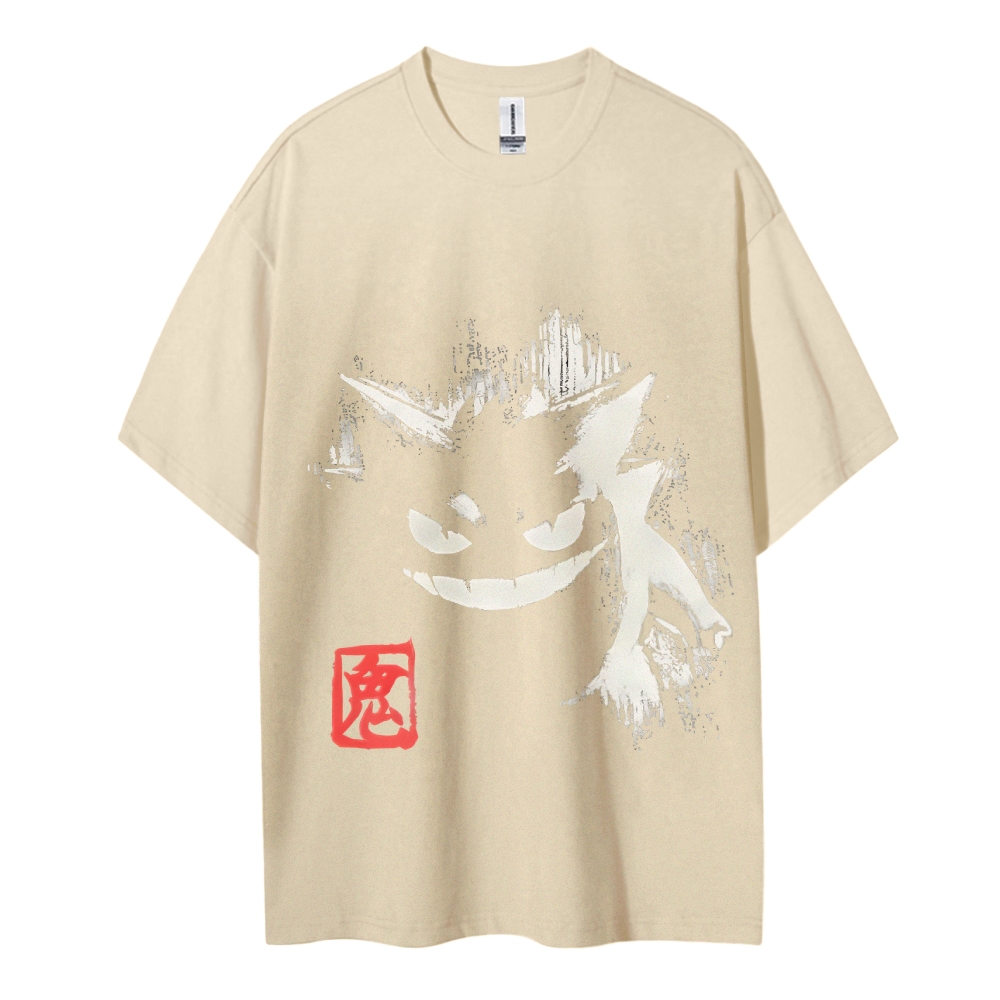 Pokemon Cotton Unisex Round Neck Anime T-Shirt