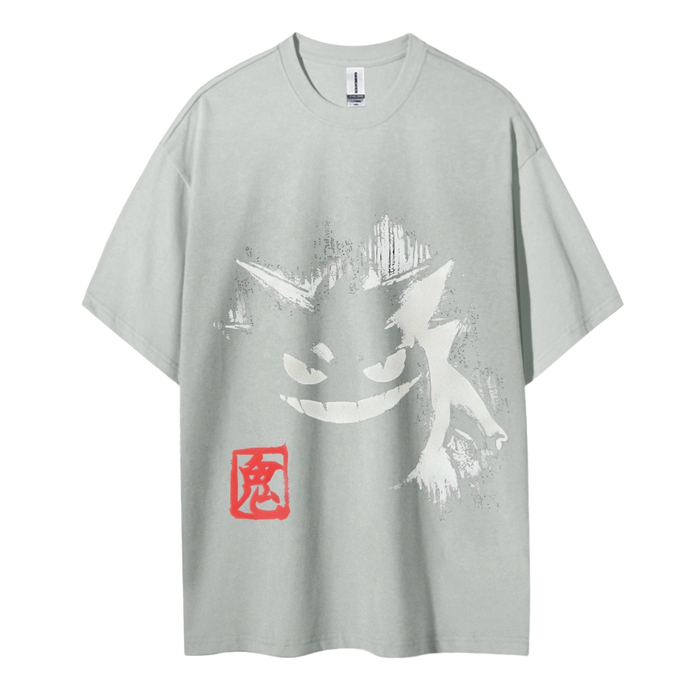 Pokemon Cotton Unisex Round Neck Anime T-Shirt