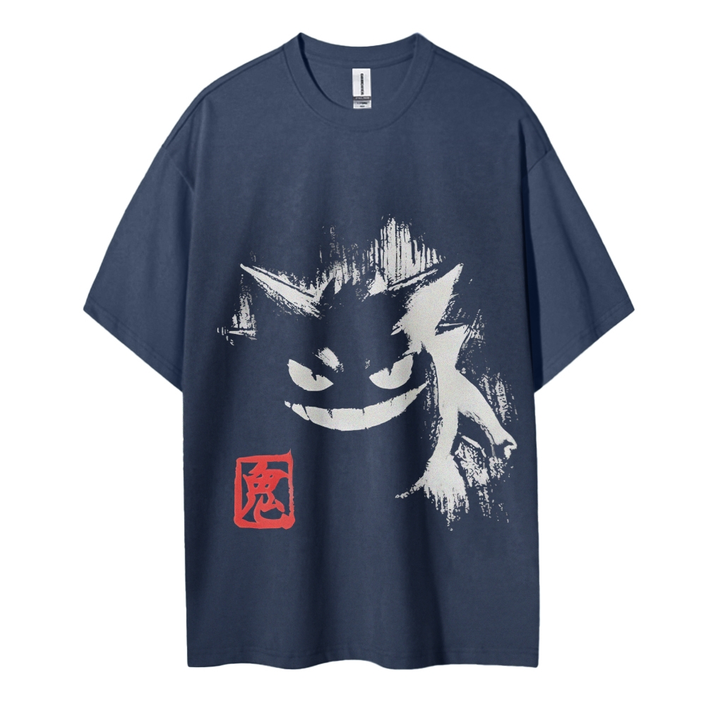 Pokemon Cotton Unisex Round Neck Anime T-Shirt