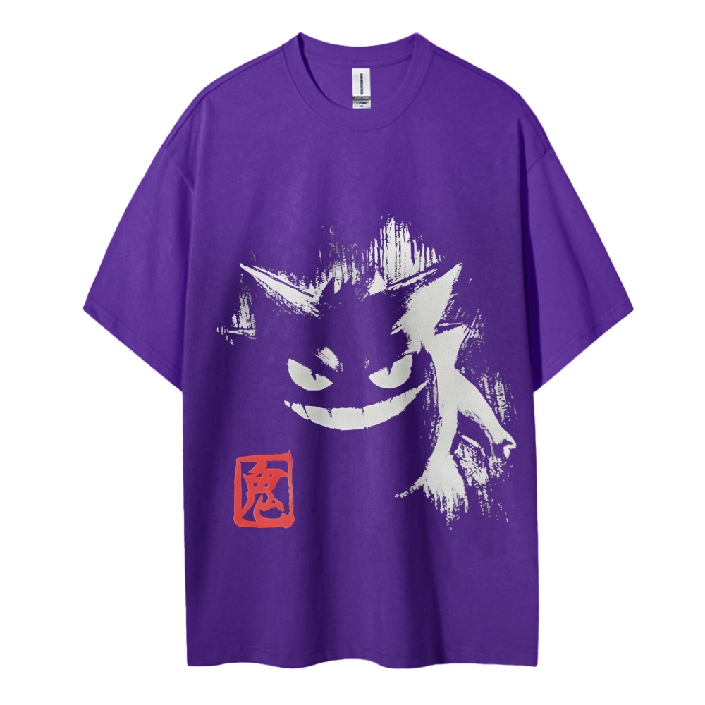 Pokemon Cotton Unisex Round Neck Anime T-Shirt