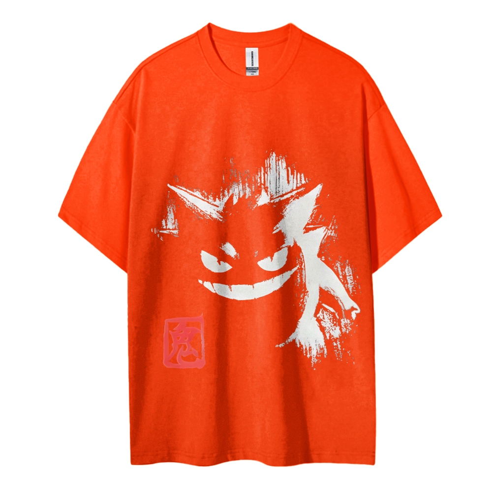 Pokemon Cotton Unisex Round Neck Anime T-Shirt