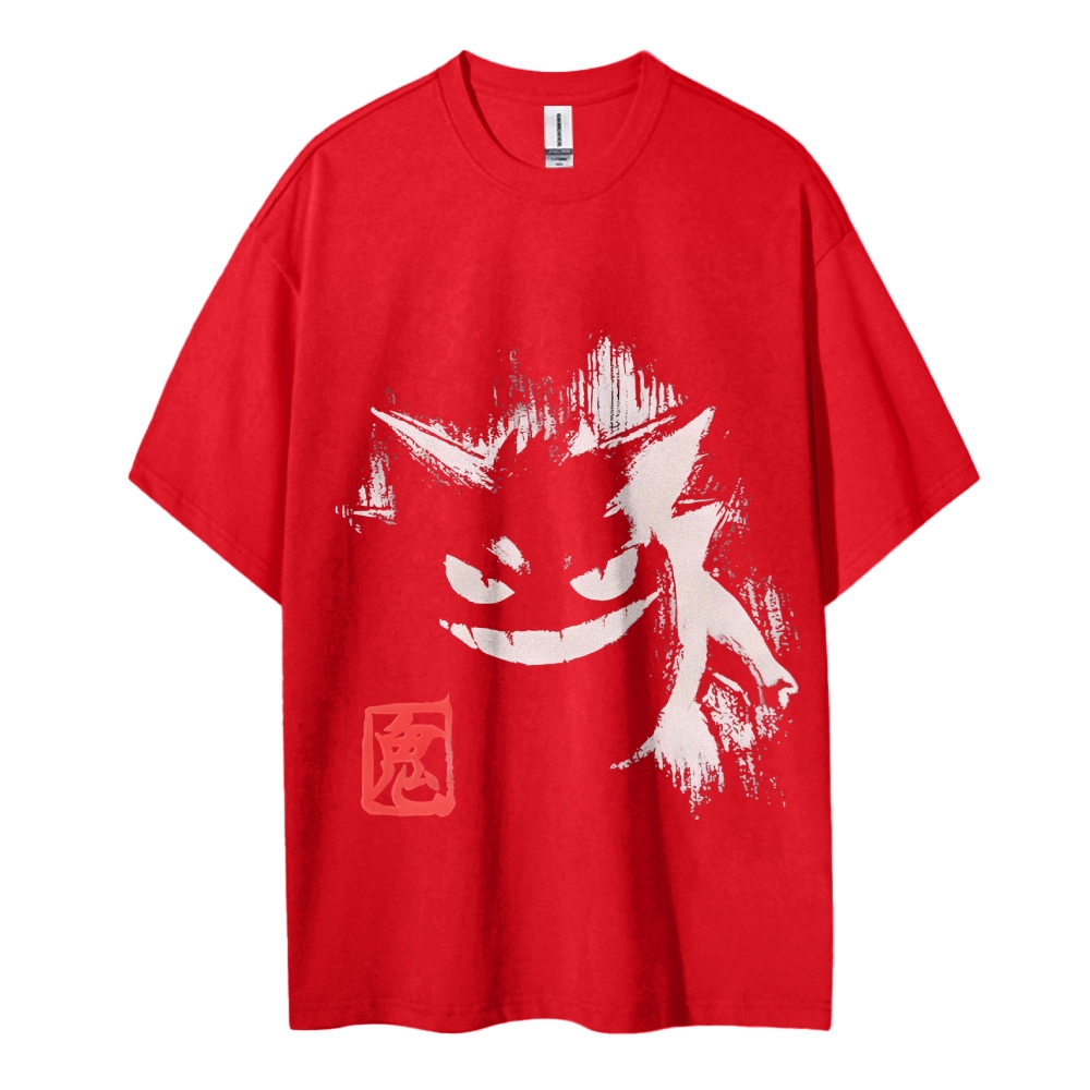 Pokemon Cotton Unisex Round Neck Anime T-Shirt