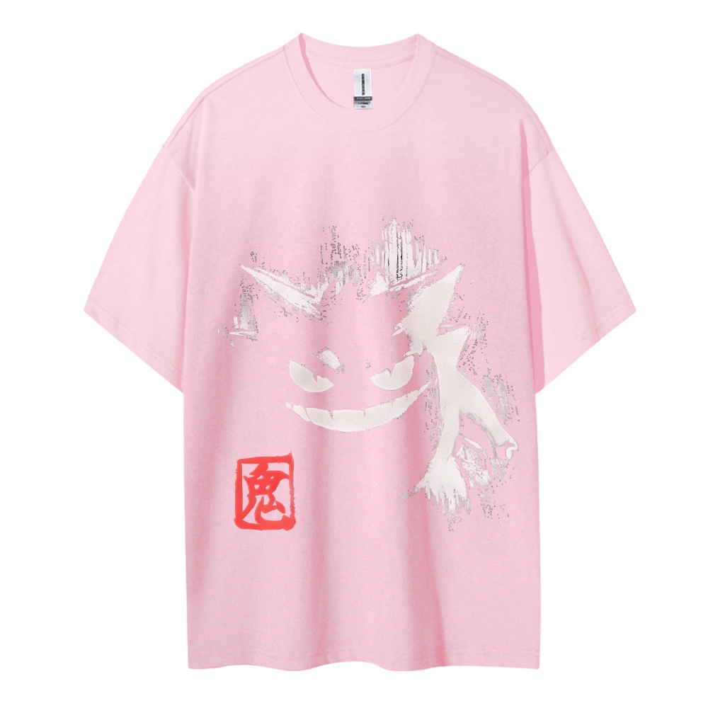 Pokemon Cotton Unisex Round Neck Anime T-Shirt