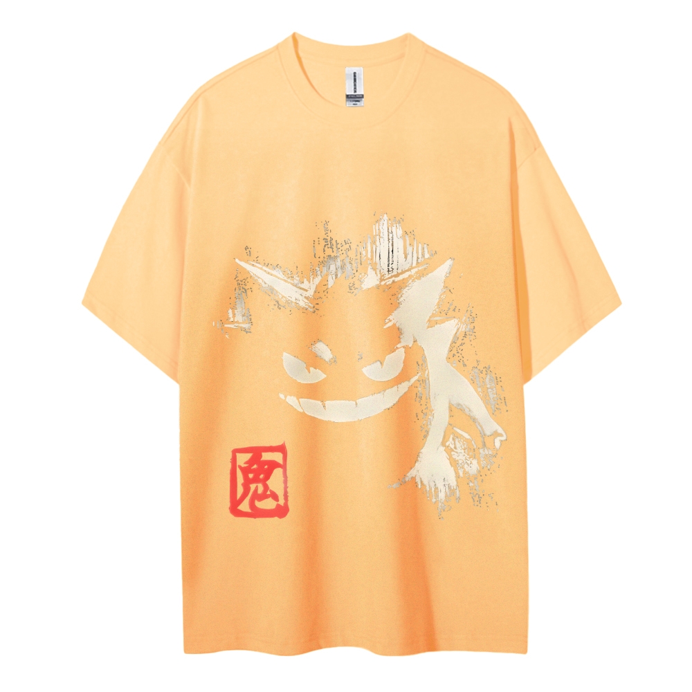 Pokemon Cotton Unisex Round Neck Anime T-Shirt