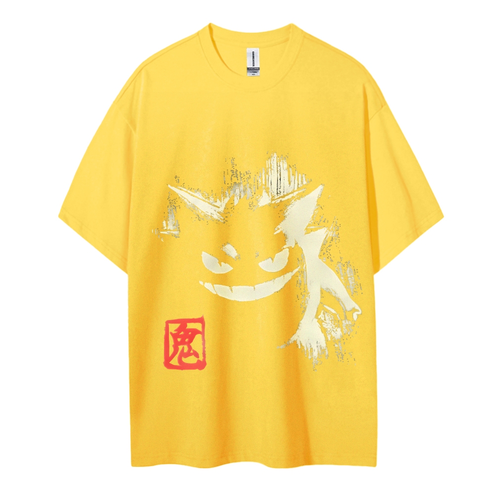 Pokemon Cotton Unisex Round Neck Anime T-Shirt