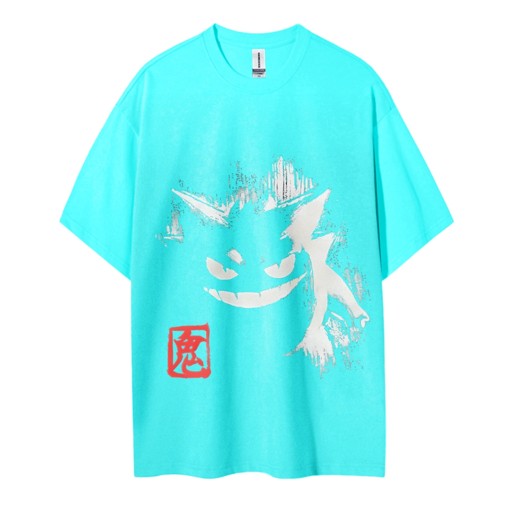 Pokemon Cotton Unisex Round Neck Anime T-Shirt