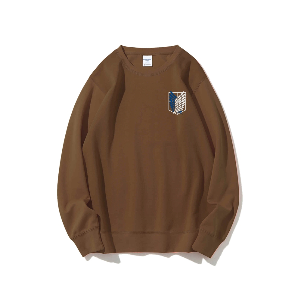 Attack on Titan Cotton Unisex Round Neck Anime Sweatshirt