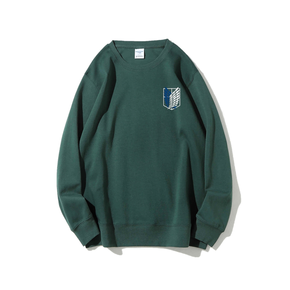 Attack on Titan Cotton Unisex Round Neck Anime Sweatshirt