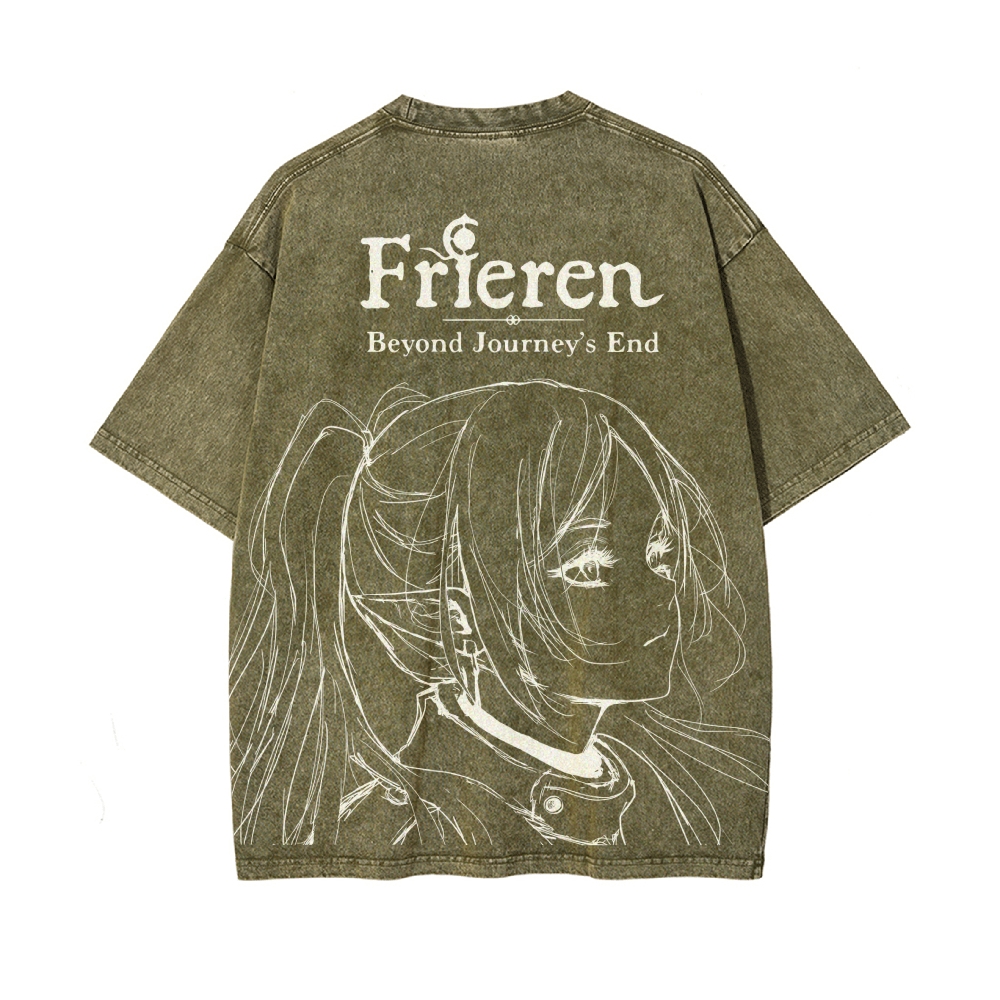 Vintage Oversized T-Shirt Frieren