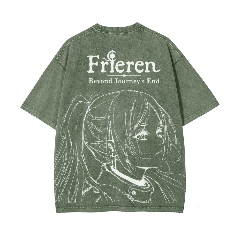 Vintage Oversized T-Shirt Frieren