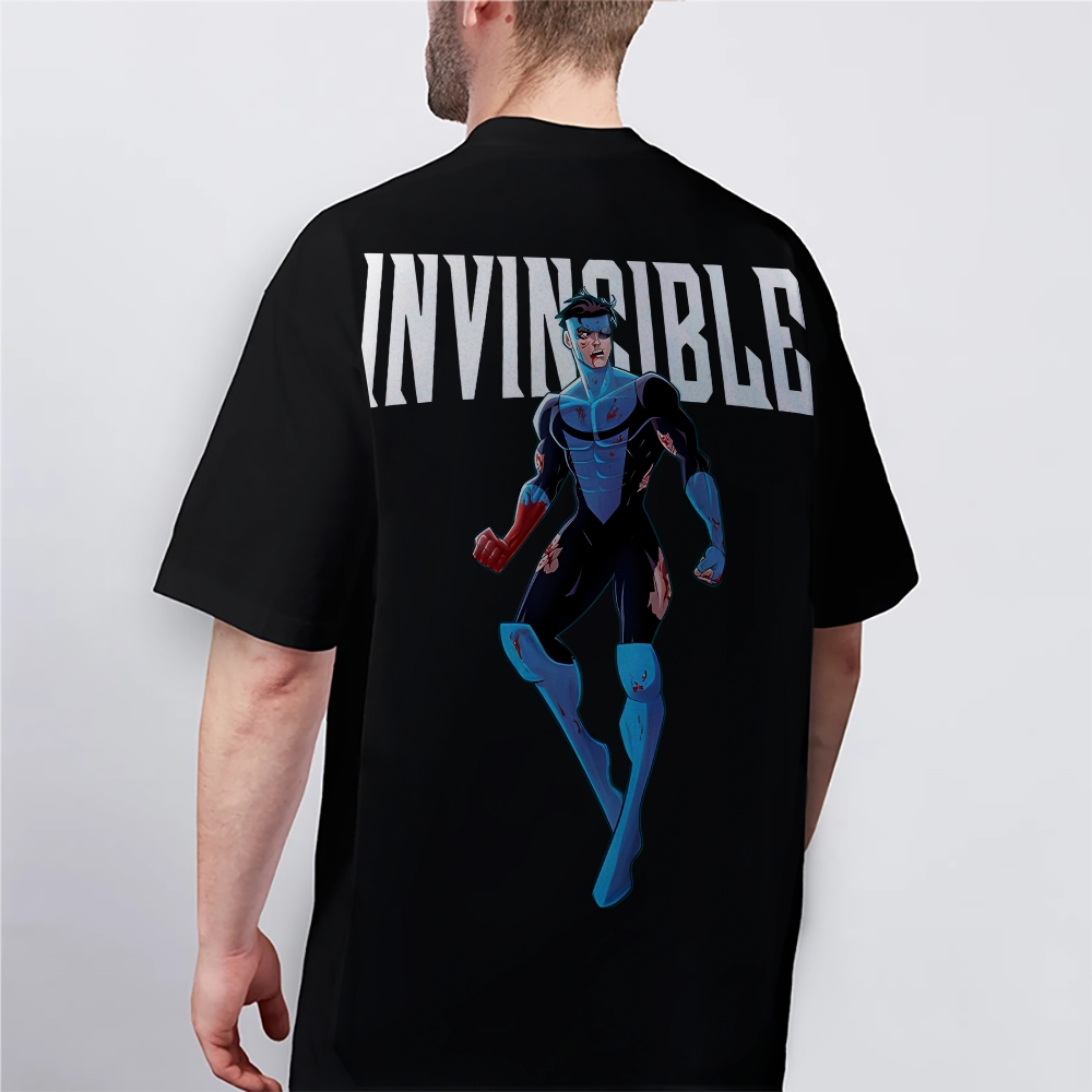Invincible Cotton Unisex Crew Neck Anime T-Shirt