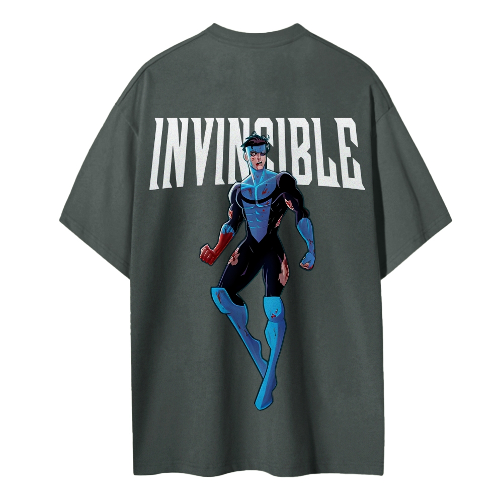 Invincible Cotton Unisex Crew Neck Anime T-Shirt