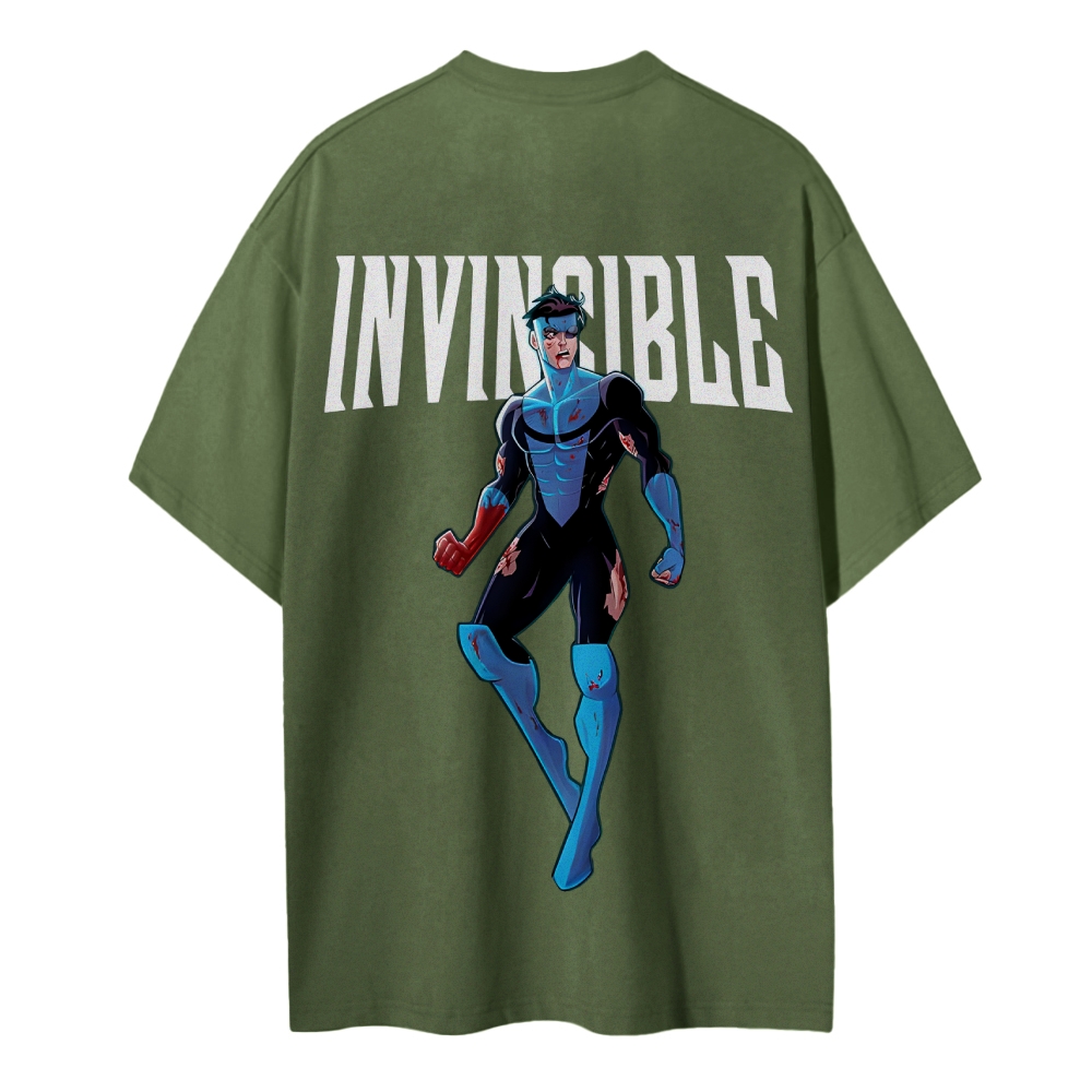 Invincible Cotton Unisex Crew Neck Anime T-Shirt