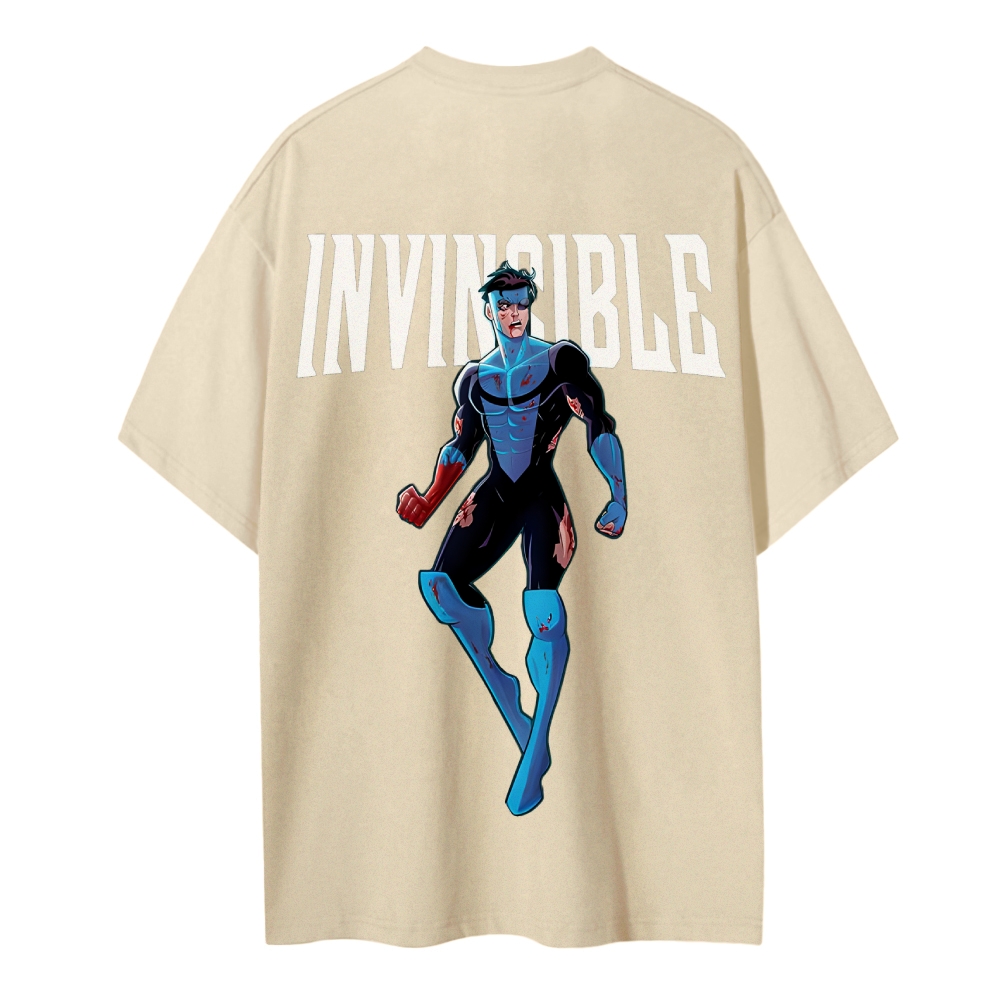 Invincible Cotton Unisex Crew Neck Anime T-Shirt
