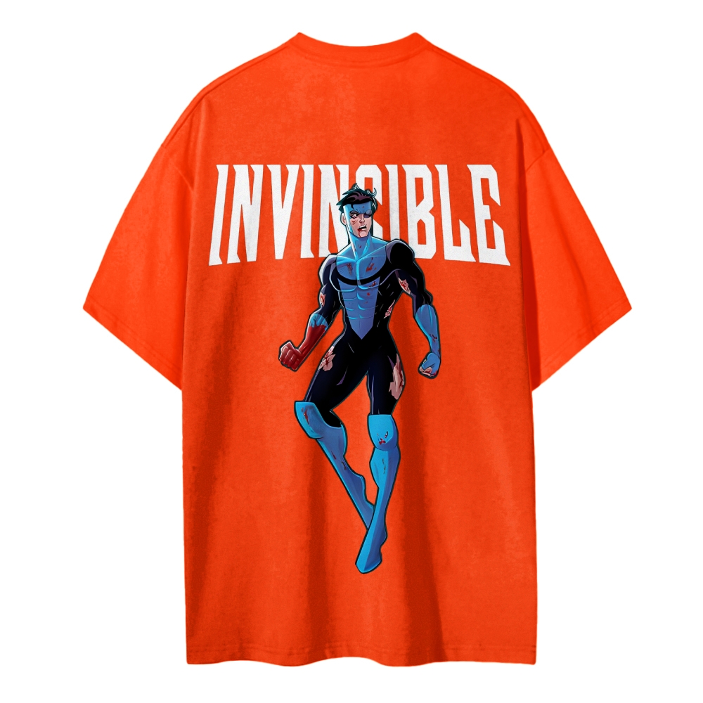 Invincible Cotton Unisex Crew Neck Anime T-Shirt