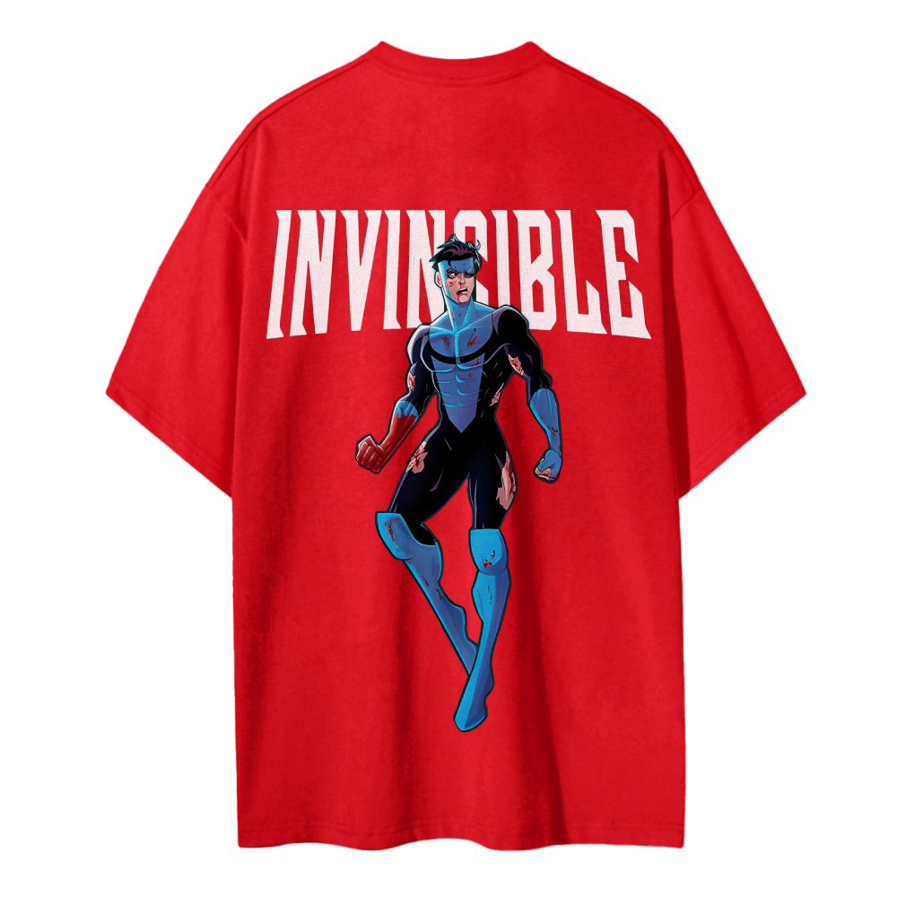 Invincible Cotton Unisex Crew Neck Anime T-Shirt