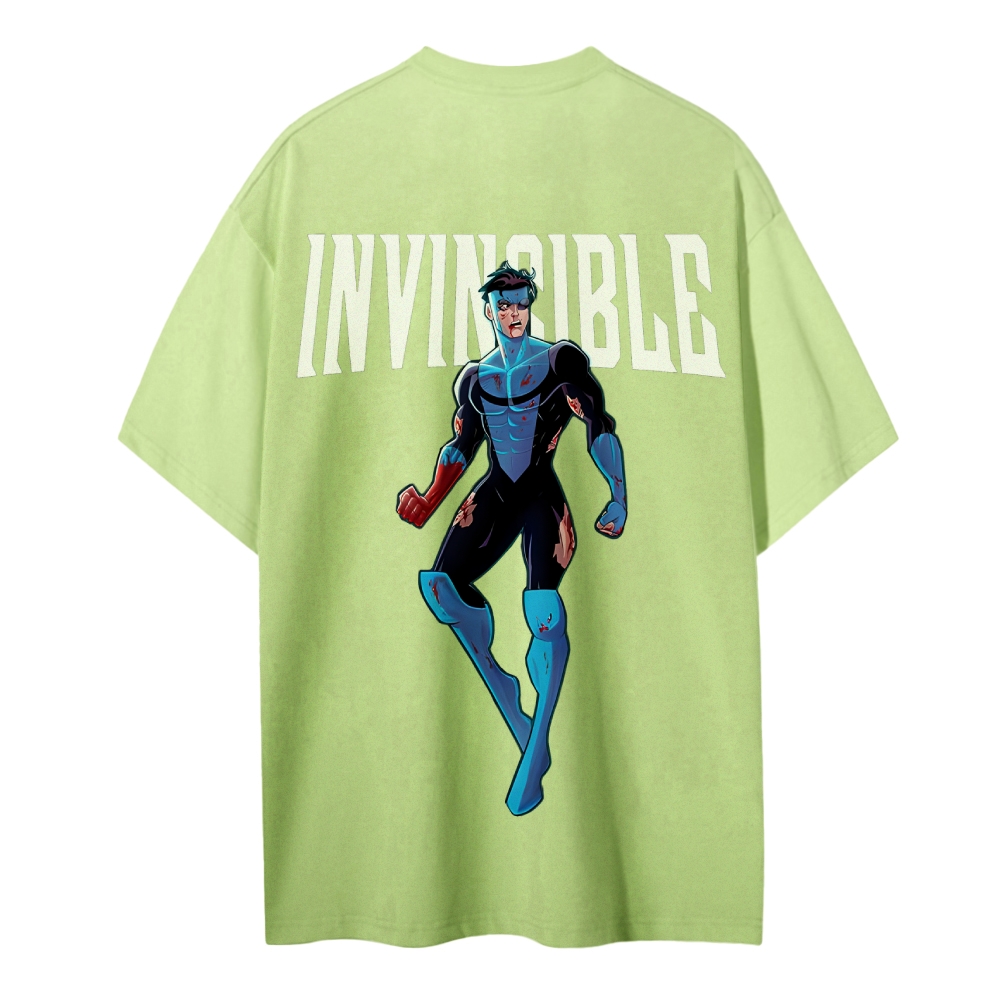 Invincible Cotton Unisex Crew Neck Anime T-Shirt