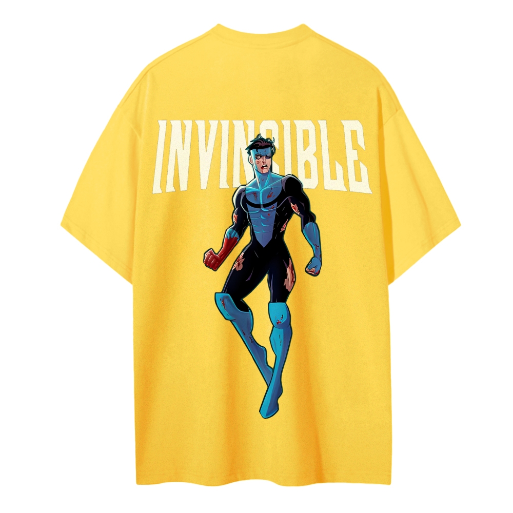 Invincible Cotton Unisex Crew Neck Anime T-Shirt