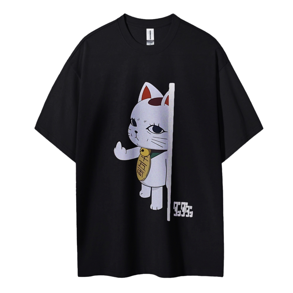 DANDADAN Cotton Unisex Round Neck Anime T-shirt