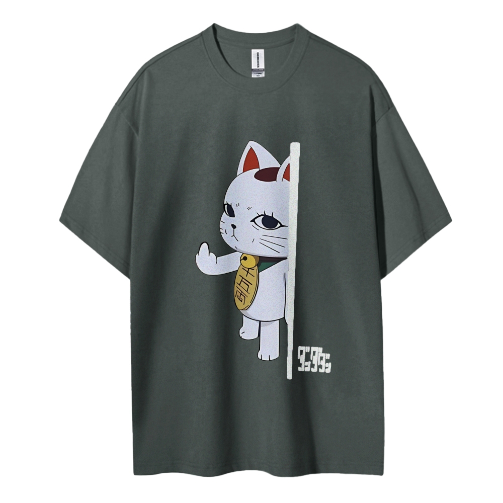 DANDADAN Cotton Unisex Round Neck Anime T-shirt