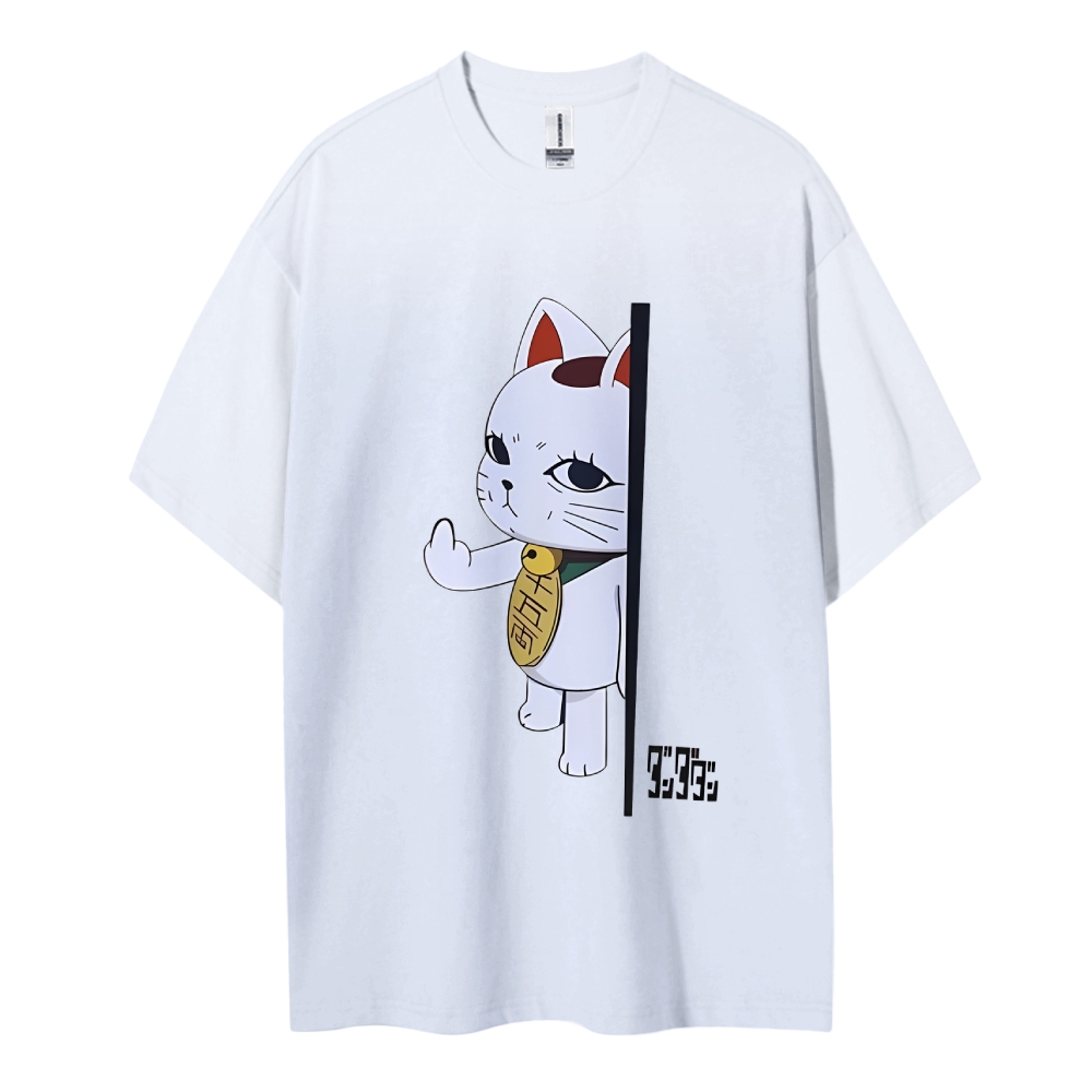 DANDADAN Cotton Unisex Round Neck Anime T-shirt