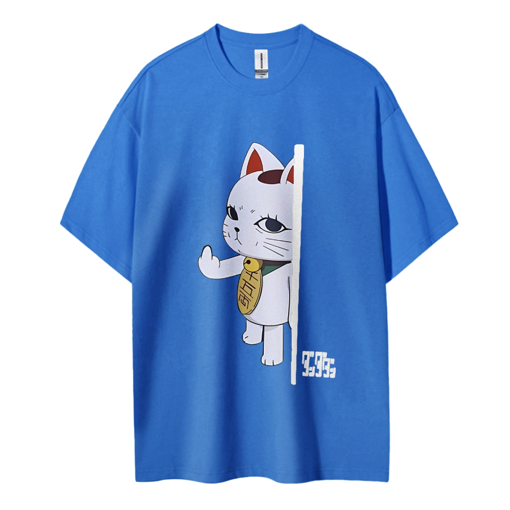 DANDADAN Cotton Unisex Round Neck Anime T-shirt