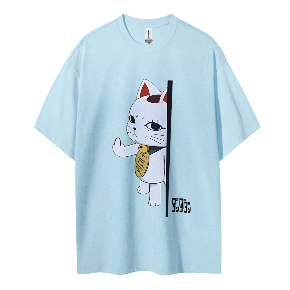 DANDADAN Cotton Unisex Round Neck Anime T-shirt