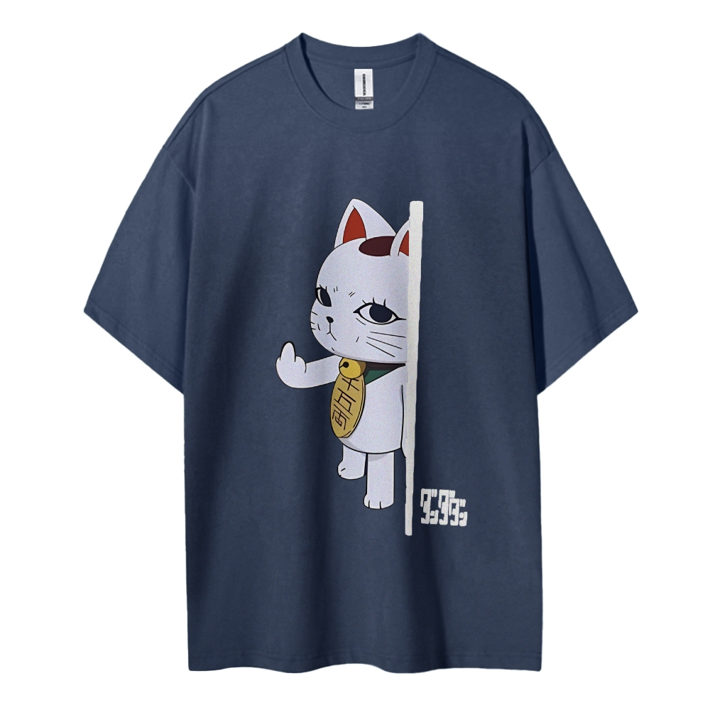 DANDADAN Cotton Unisex Round Neck Anime T-shirt