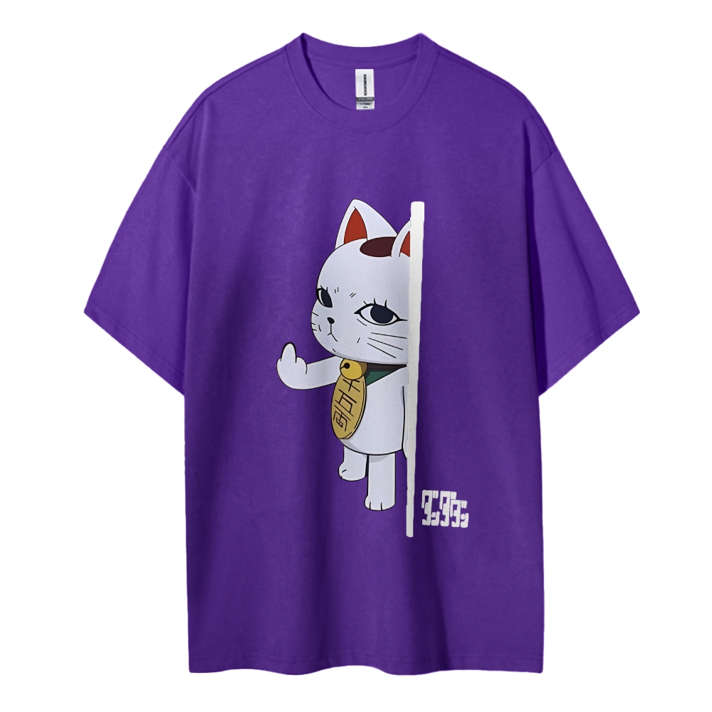 DANDADAN Cotton Unisex Round Neck Anime T-shirt