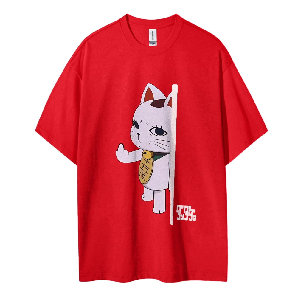 DANDADAN Cotton Unisex Round Neck Anime T-shirt