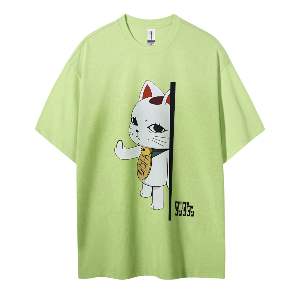 DANDADAN Cotton Unisex Round Neck Anime T-shirt