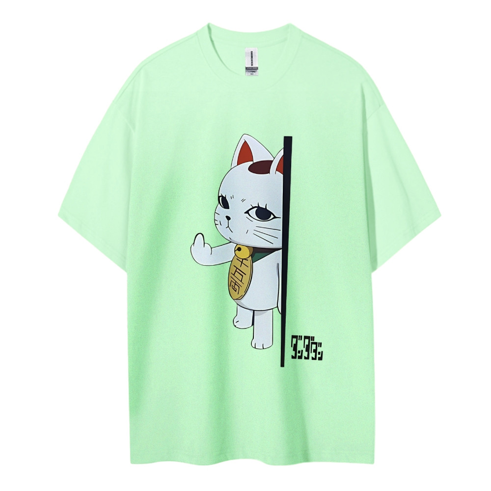 DANDADAN Cotton Unisex Round Neck Anime T-shirt