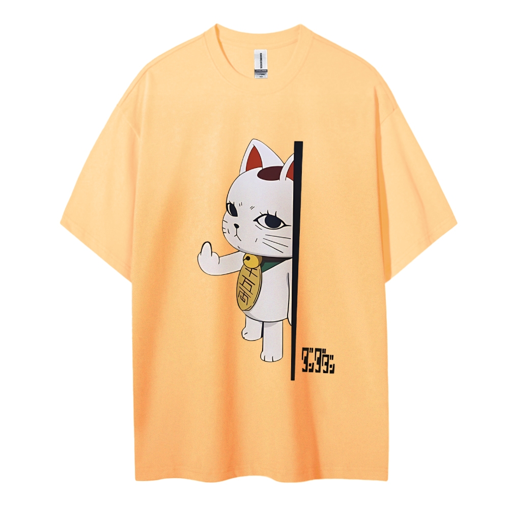 DANDADAN Cotton Unisex Round Neck Anime T-shirt