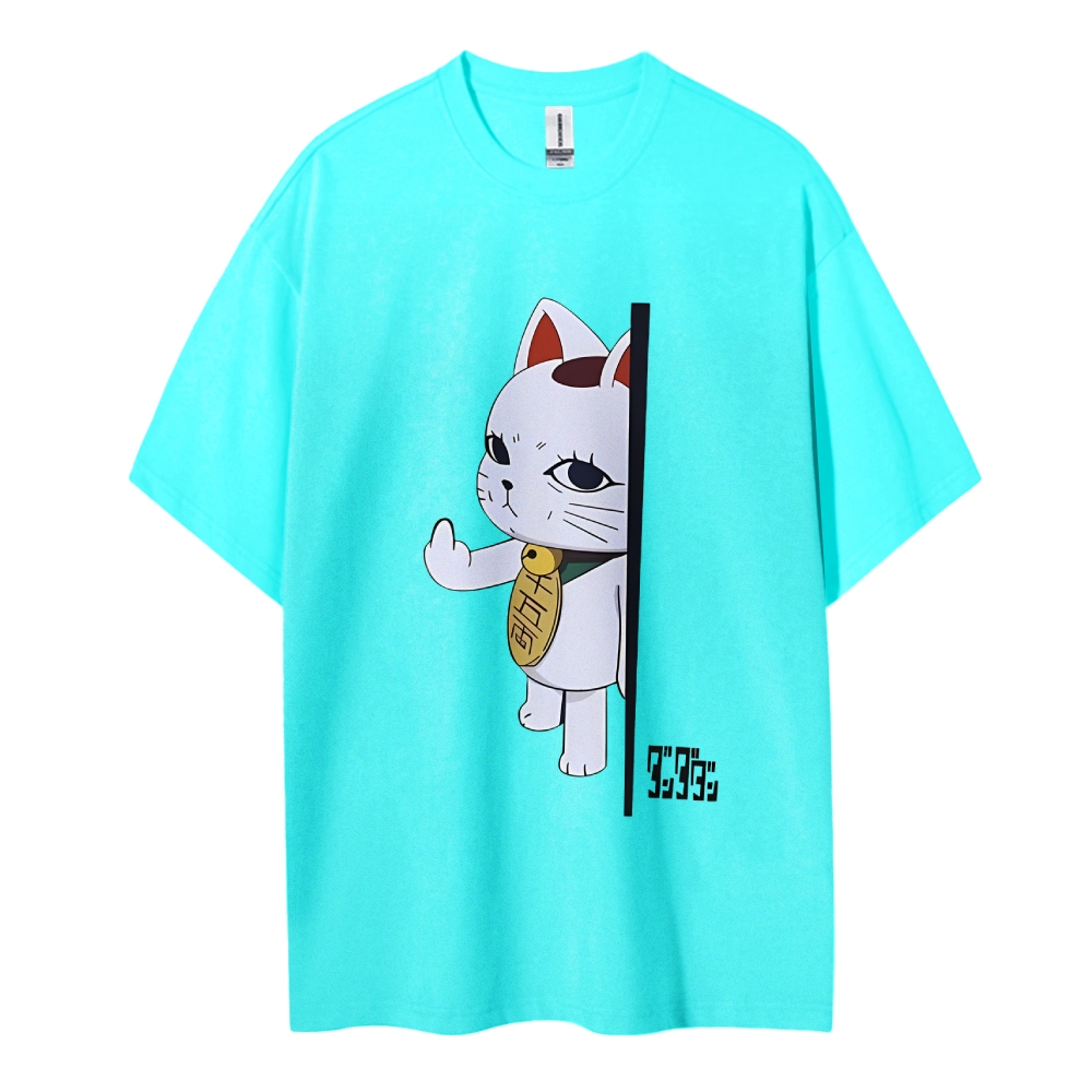 DANDADAN Cotton Unisex Round Neck Anime T-shirt