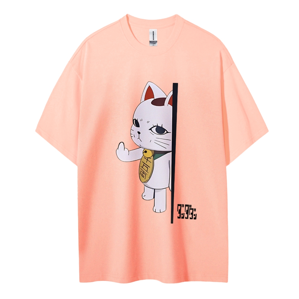 DANDADAN Cotton Unisex Round Neck Anime T-shirt