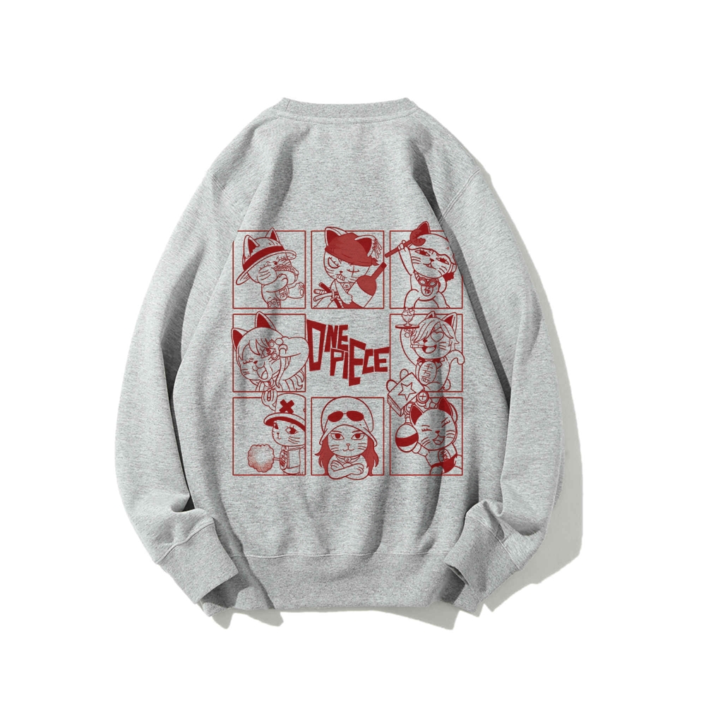 DandadanX One Piece Cotton Unisex Crewneck Anime Sweatshirt