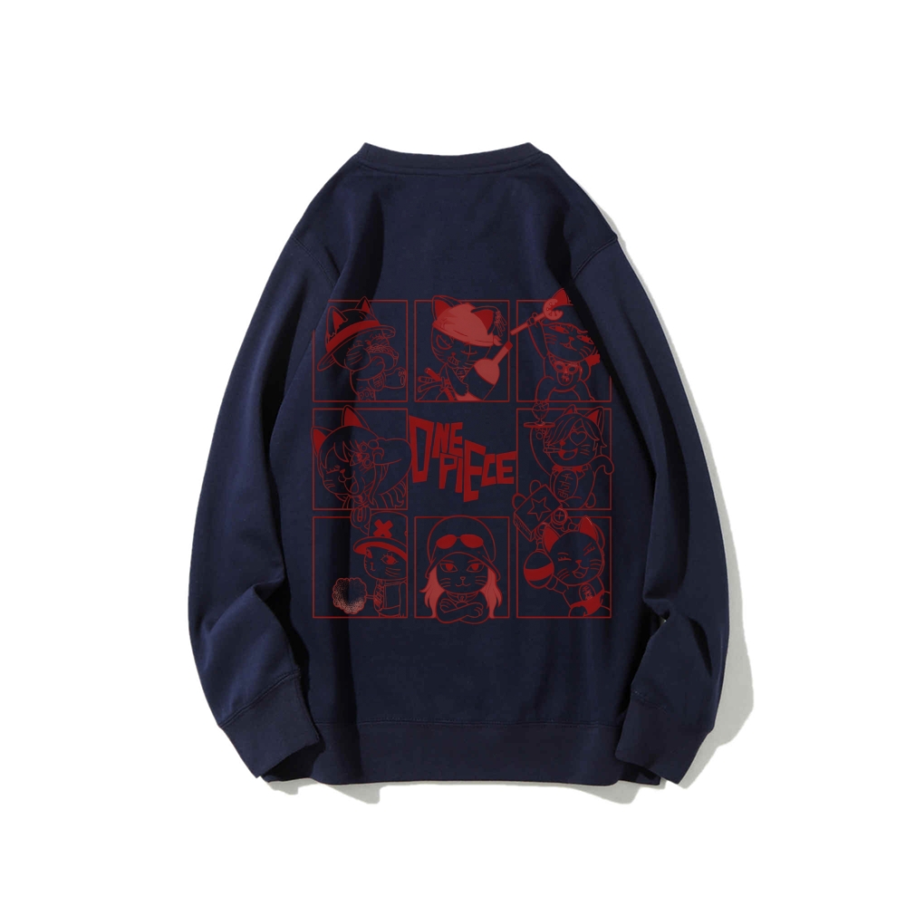 DandadanX One Piece Cotton Unisex Crewneck Anime Sweatshirt