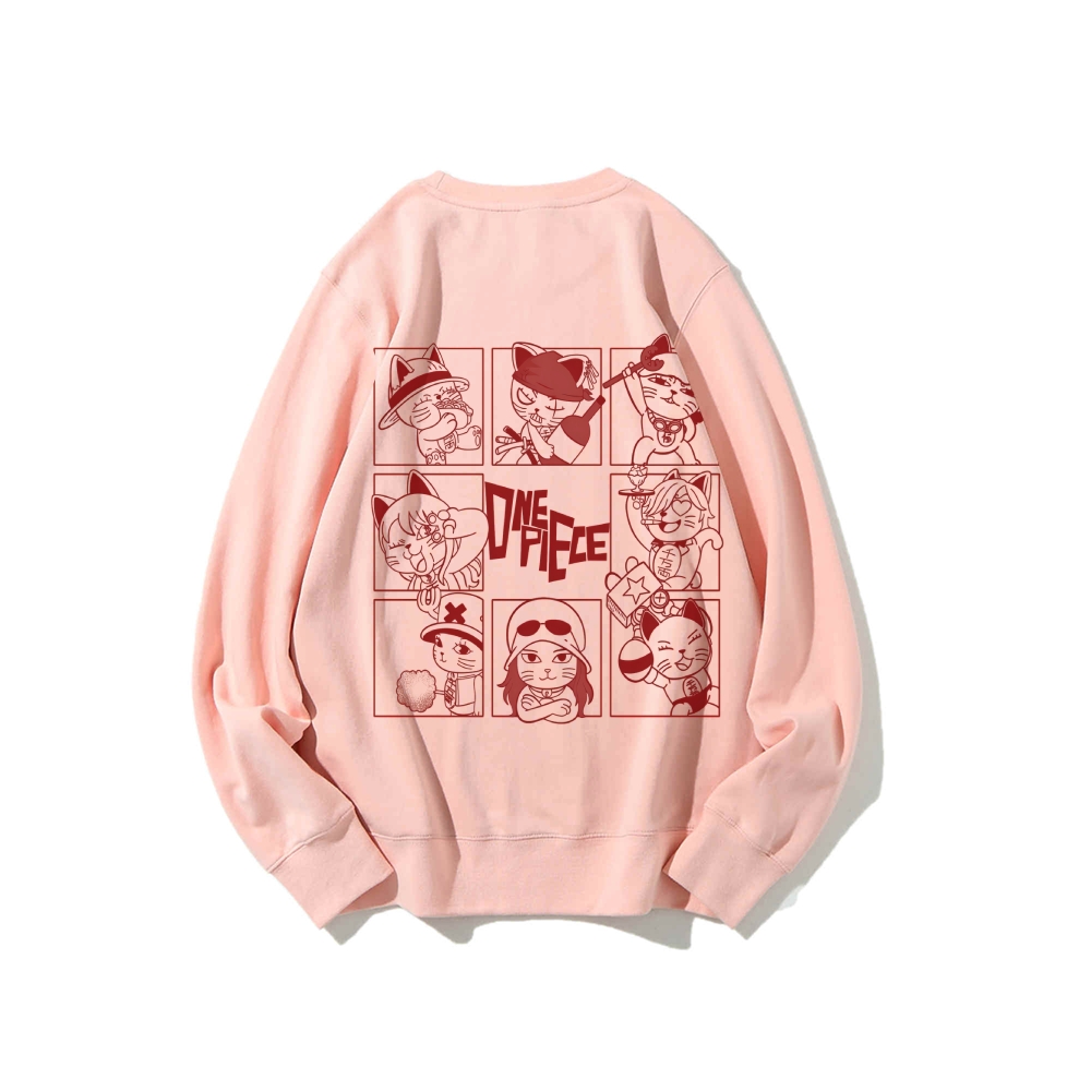 DandadanX One Piece Cotton Unisex Crewneck Anime Sweatshirt