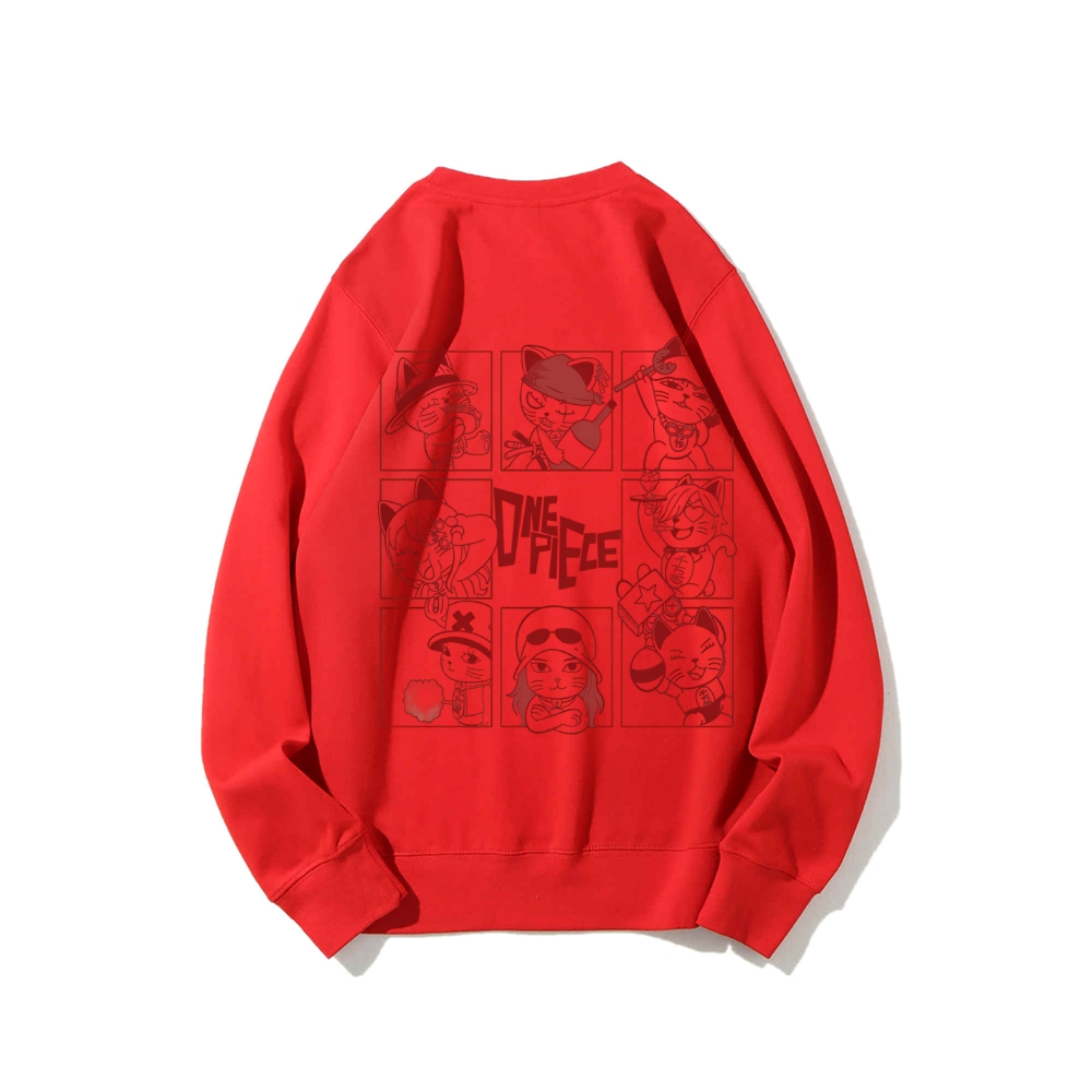 DandadanX One Piece Cotton Unisex Crewneck Anime Sweatshirt
