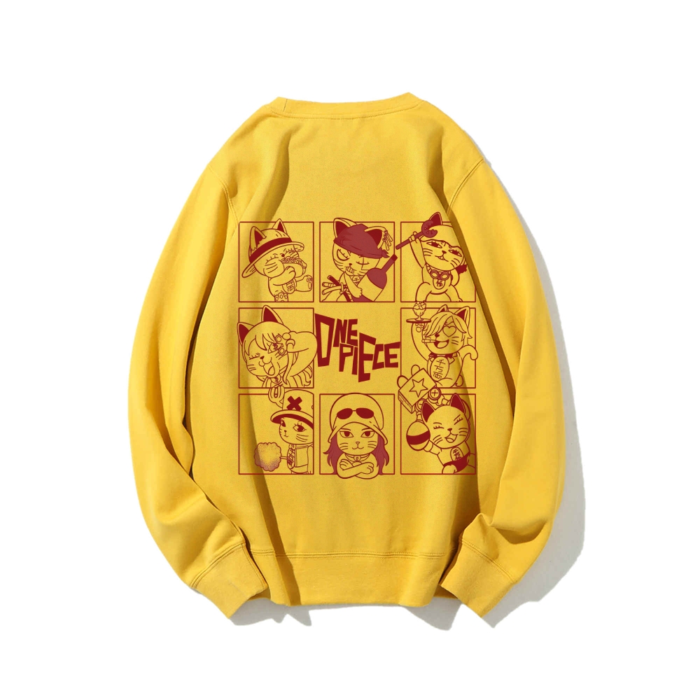DandadanX One Piece Cotton Unisex Crewneck Anime Sweatshirt