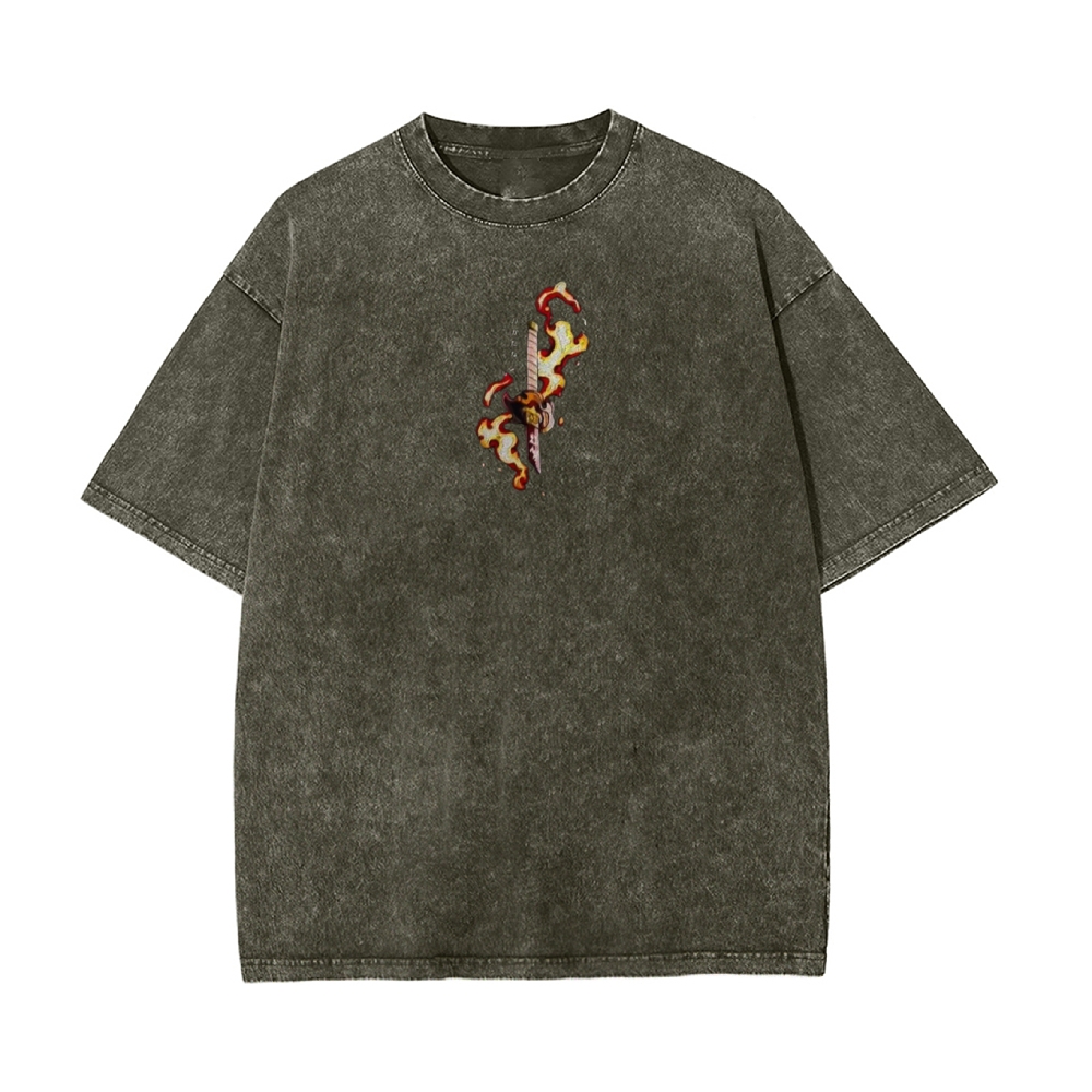Vintage Oversized T-Shirt Demon Slayer
