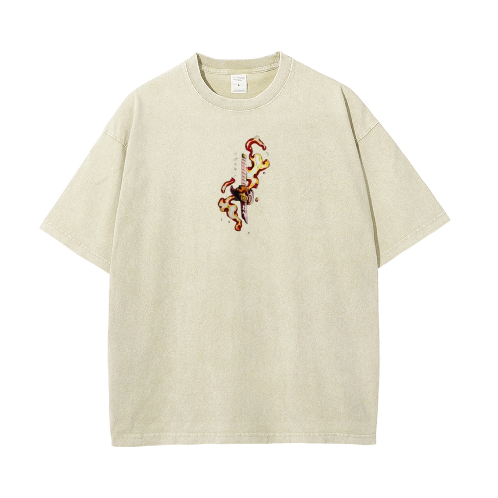 Vintage Oversized T-Shirt Demon Slayer