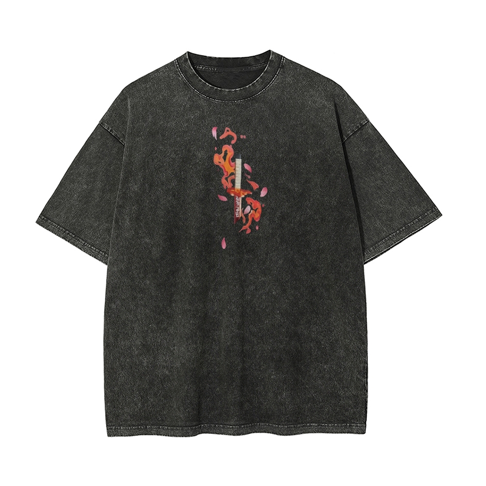 Vintage Oversized T-Shirt Demon Slayer