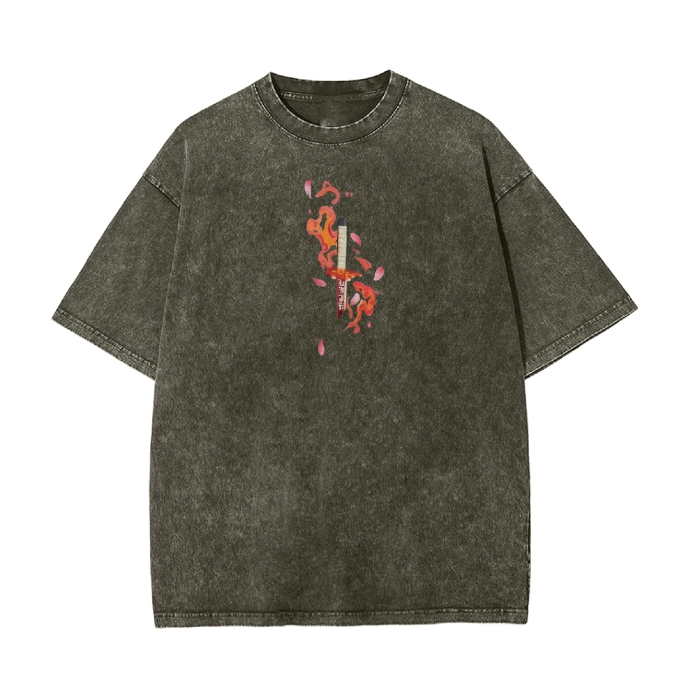 Vintage Oversized T-Shirt Demon Slayer