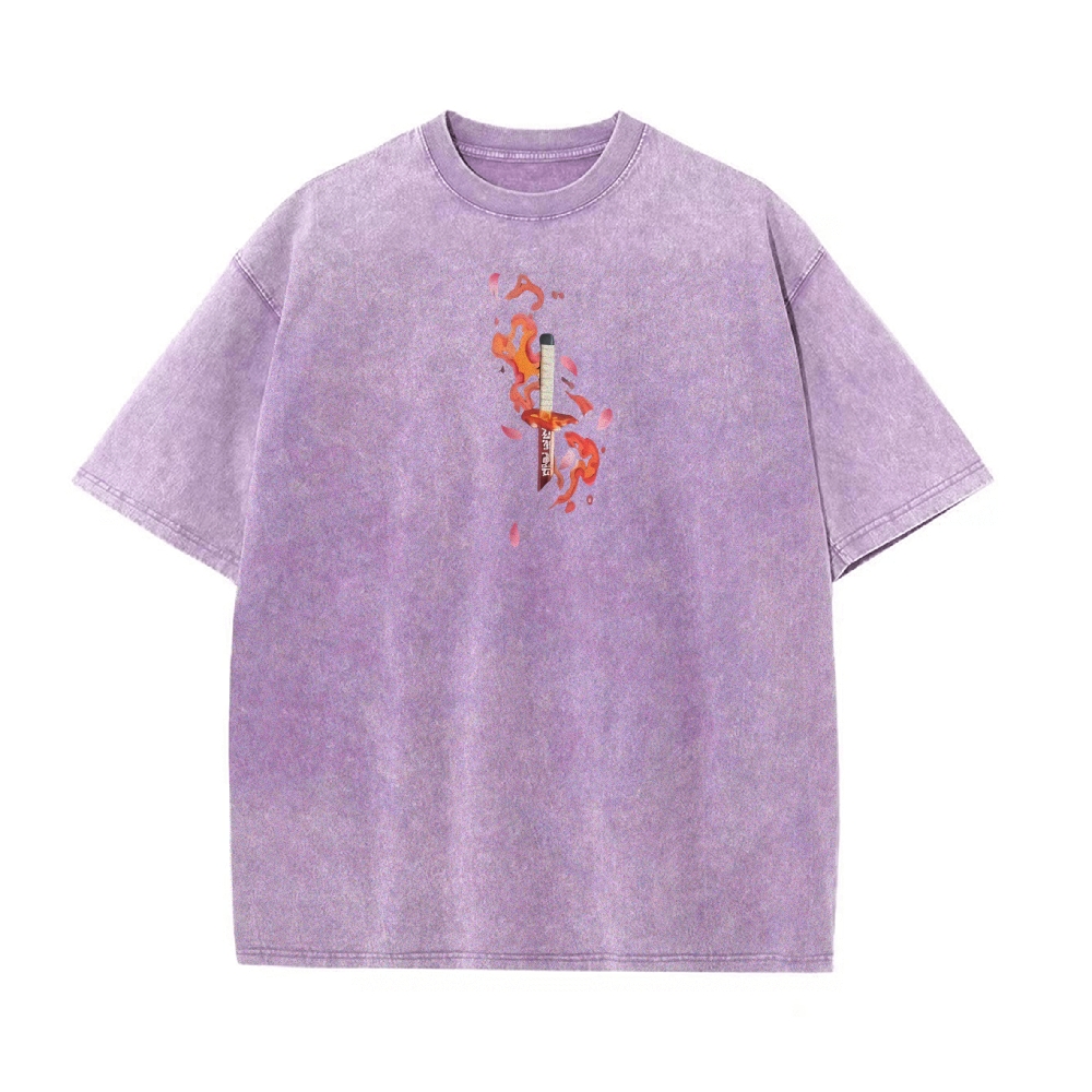 Vintage Oversized T-Shirt Demon Slayer