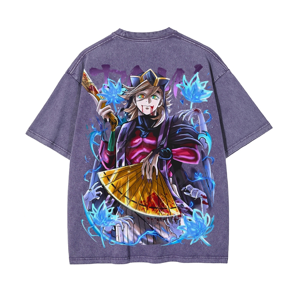 Vintage Oversized T-Shirt Demon Slayer