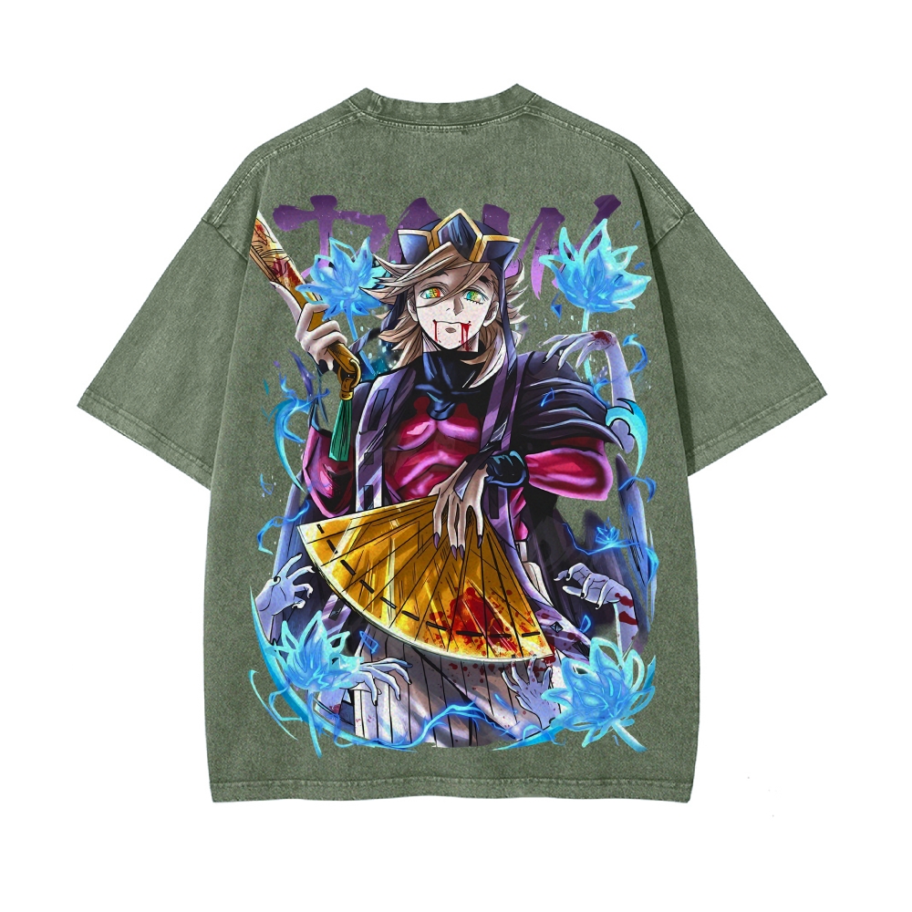 Vintage Oversized T-Shirt Demon Slayer