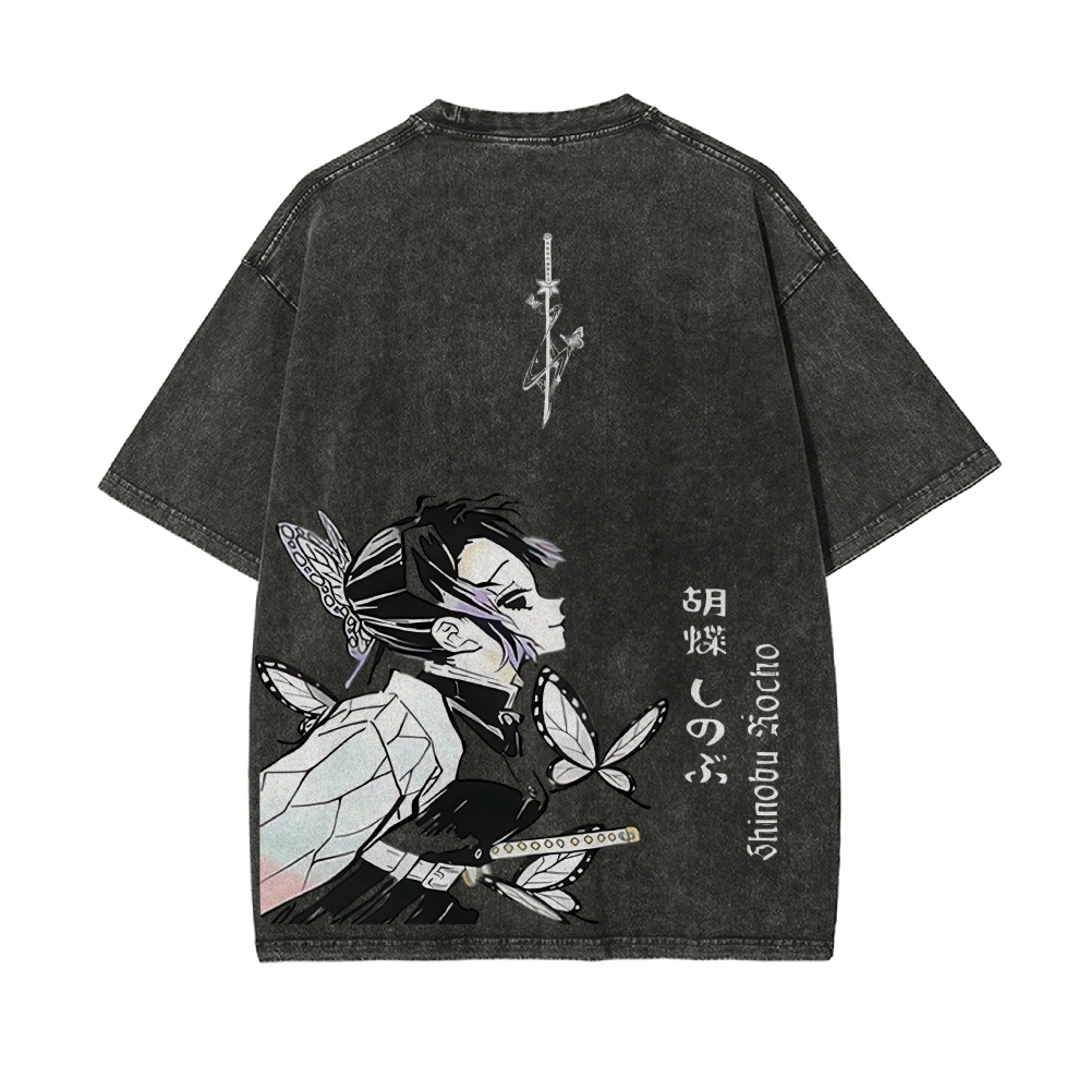 Vintage Oversized T-Shirt Demon Slayer